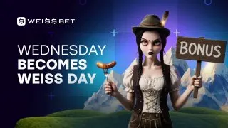 🏔 BONUS THIS WAY! WELCOME TO BAVARIAN WEISS DAY 🎰 Follow the sign – today it leads to 75…