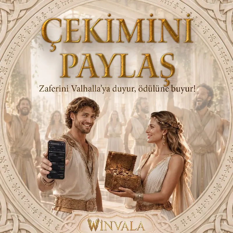 📢 Sessiz yağma korkak işidir, ganimet dosta düşmana gösterilir! 💸 Winvala’da 5️⃣0️⃣0️⃣💰…
