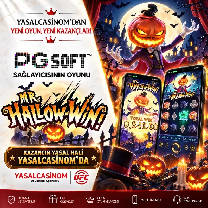 🥊 PG Soft Sağlayıcısının Oyunu Mr Hallow-Jackpot! YASALCASİNOM'DA ✅Yasalcasinom kalitesi…