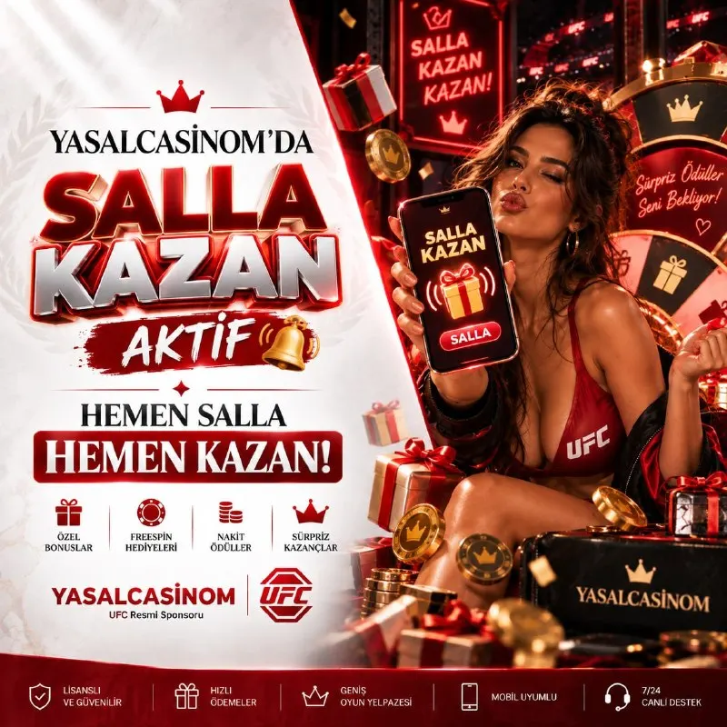 ⚡️YASALCASİNOM’DA SALLA KAZAN AKTİF Şansını parmaklarının ucunda hissetmeye hazır mısın?…