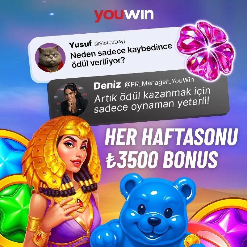🎰 Şansını değil, çevrimini konuştur! Cuma’dan Pazar’a jackpot vurmuşsun, şansın hiç yaver…