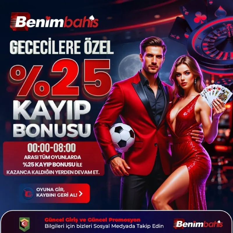 🟠GECE BONUSU AKTİF! ⏰00:00 – 08:00 ARASI GEÇERLİ! 💸%25 KAYIP DESTEĞİ SENİ BEKLİYOR!…