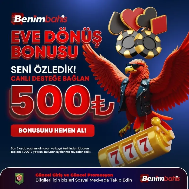 🦅GÜÇLÜ DÖNÜŞ BAŞLIYOR! 💎500₺ BONUS FIRSATI 🎧 CANLI DESTEKTE HAZIR 🔝kural engeli yok…