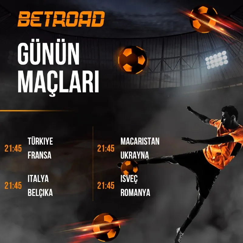 ⚽️ Günün dev karşılaşmalarında heyecan tavan yapıyor! Türkiye - Fransa, İtalya - Belçika…