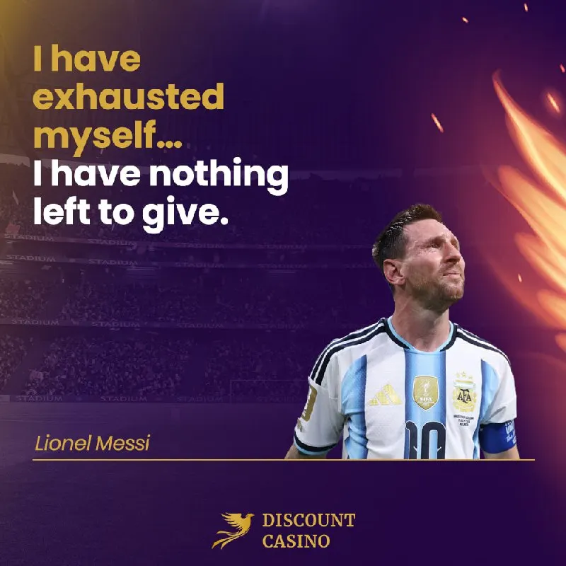 🐐 “I have exhausted myself… I have nothing left to give.” Lionel Messi’s words reflect…