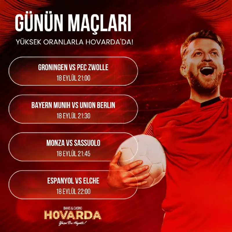 🏆 Şampiyonların adresi Hovarda sunar: Groningen - PEC Zwolle, Bayern Munih - Union…