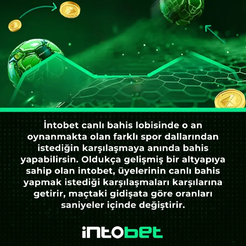 ⚡️ intobet canlı bahis lobisiyle sahanın heyecanını anlık olarak yaşa! Dinamik oranlar ve…