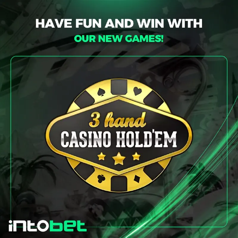 ♠️ Take your seat at 3 Hand Casino Hold'em. Play three hands at once on intobet and beat…