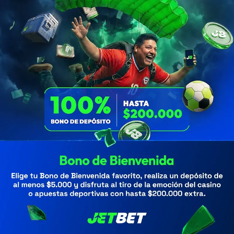 🎁 ¡Bono de Bienvenida en Jetbet! Elige tu favorito, deposita $5.000 y disfruta al tiro de…