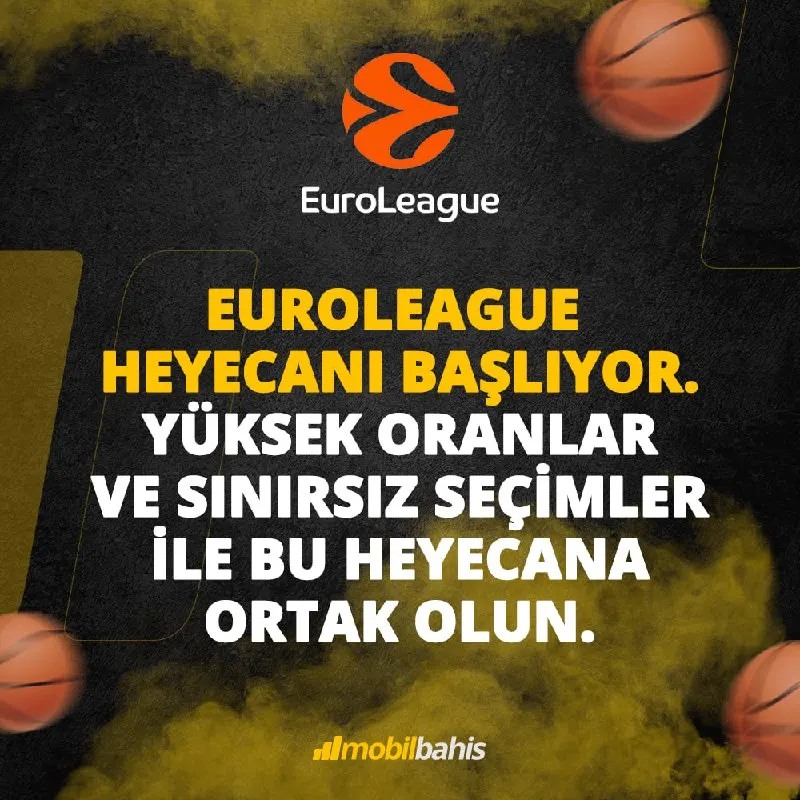 🏀 EuroLeague heyecanı başlıyor! Yüksek oranlar ve sınırsız bahis seçenekleriyle Avrupa…