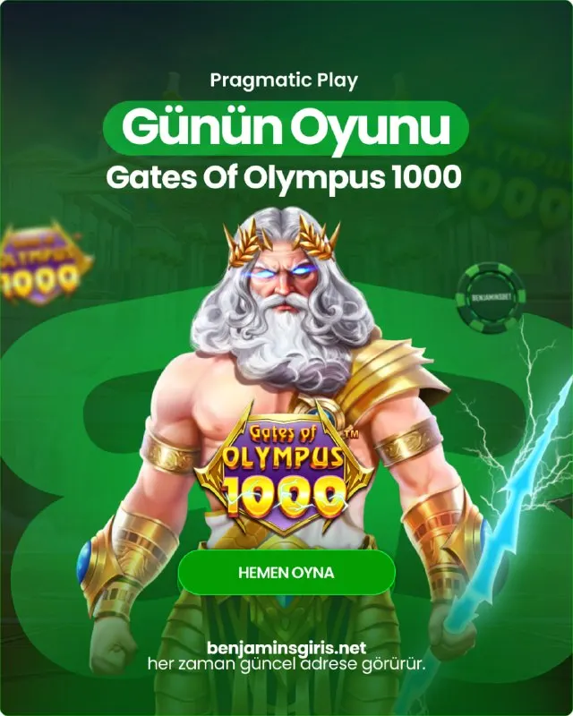 Günün Oyunu: Gates of Olympus 1000 🎰 Pragmatic Play’in "Gates of Olympus 1000" oyununda…