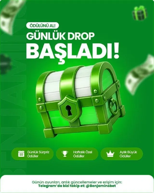 🎰 FREESPIN DROP — Günlük 🎁 1 TL değerinde 50 FS 👥 İlk 100 kişi ✅ Şart: grupta olmak +…
