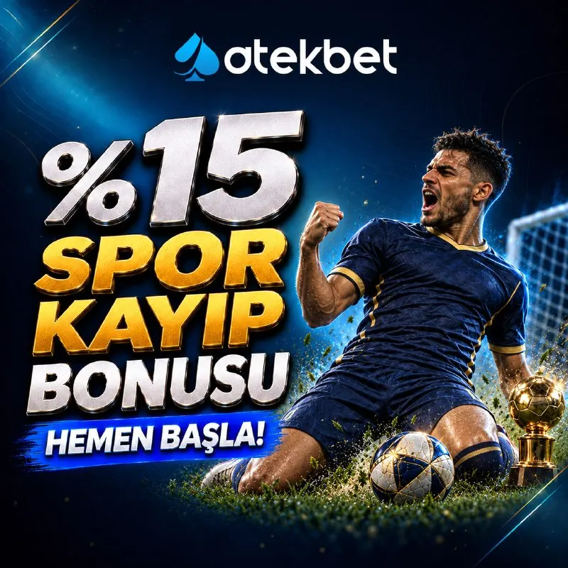 ⚽️ %15 SPOR KAYIP BONUSU⚽️ ⚡️ Sahada son düdük çalmış olabilir ama Atekbet’te mücadele…
