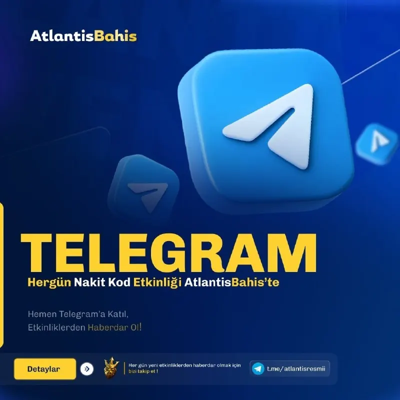 ⚠️Kod : AtlantisRich1200 ✔️Promosyon Sosyal Medya Tür : Freespin Adet : 100 Oyun…