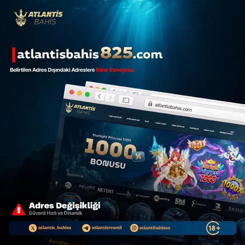 ⚠️ Giriş Adresimiz Güncellenmiştir ⚡️ http://atlantisbahis825.com ▶️ Güncel adresimizden…