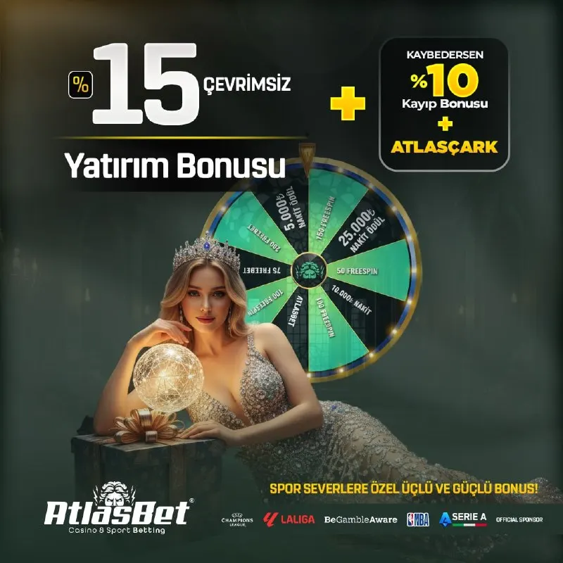 👑 AtlasBet’ten Üçlü ve Güçlü Bonus Paketi! 🚀 Kazanmak hiç bu kadar kolay olmamıştı!…