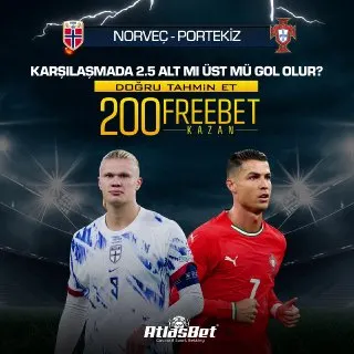 🏆Doğru Bil, 200 Freebet’i Al! ⁉️Karşılaşma 2.5 alt mı üst mü olur? Doğru tahmin et 200…