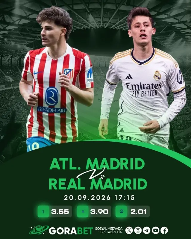 🔥 Atl. Madrid 🆚 Real Madrid 🔥 ⚽️ Büyük mücadele, heyecan dorukta! 🎯 Karşılaşmaya özel…