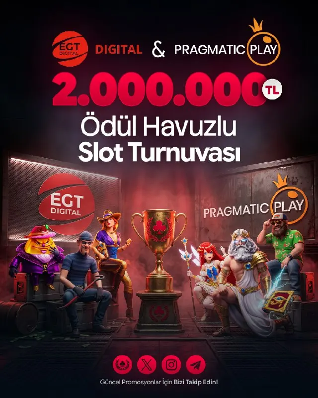 🎰 2.000.000 TL ÖDÜL HAVUZLU SLOT TURNUVASI! 🏆💥 Bahsine'de dev turnuva başladı! EGT…