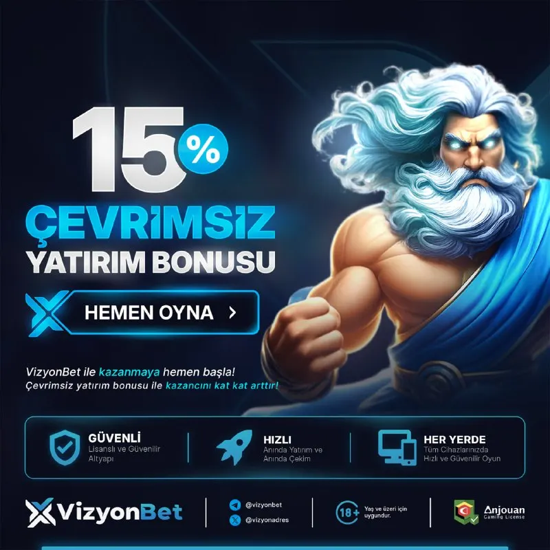 🔹 En yüksek oranlar, avantajlı bonuslar, geniş bahis seçenekleriyle VizyonBet…