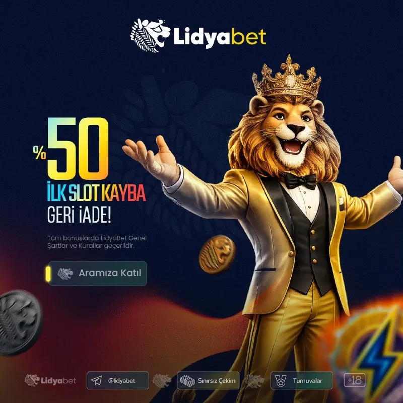 🔥 İLK KAYBIN BİZDEN! 🔥 🎰 İlk slot deneyiminde oluşan kaybına %50 Geri İade kazan! 🦁…