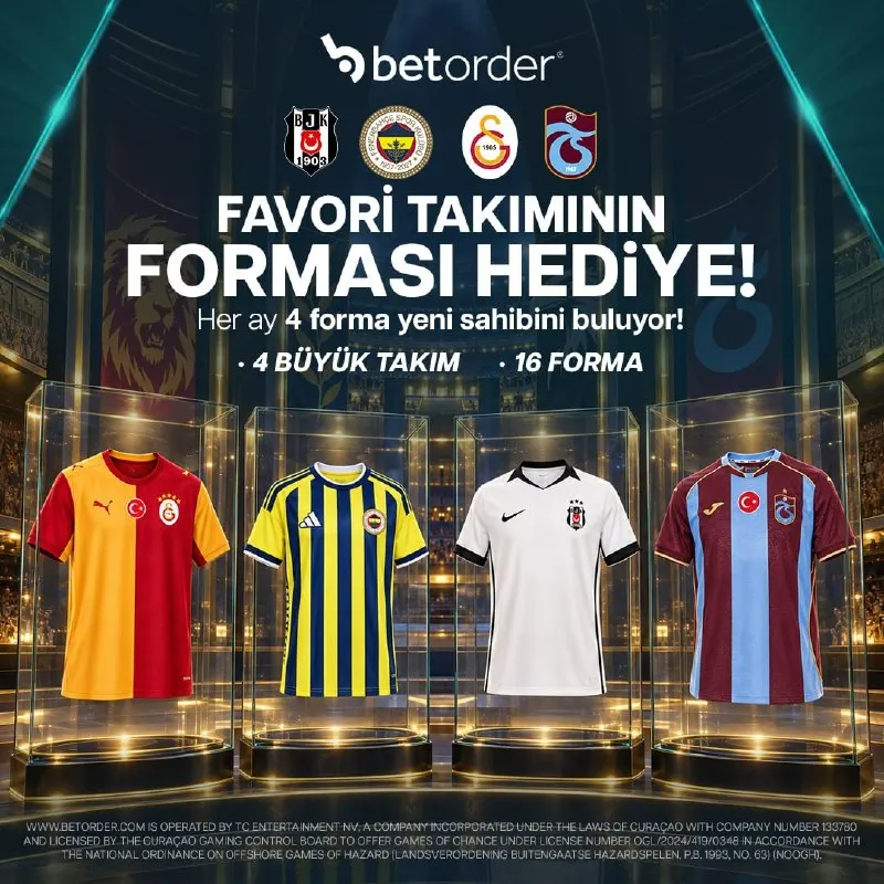 🔥 FORMA HEYECANI BAŞLADI! 👕 💛💙🧡❤️🖤🤍4 takım · 16 farklı forma ⚽️ Takımını seç, çekilişe…