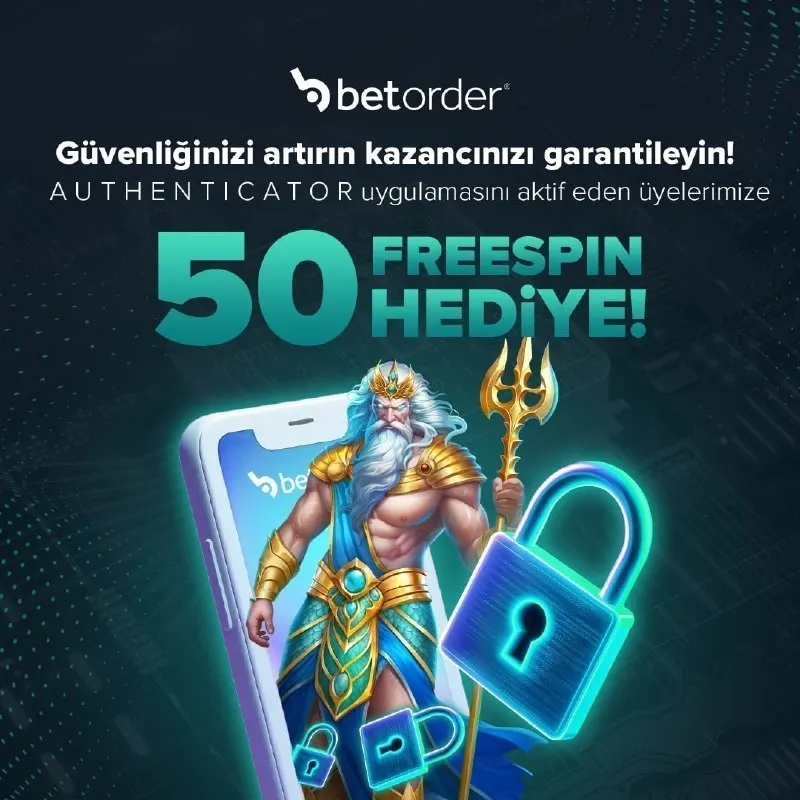 🔐 Hesabını Koru, 50 FREESPIN Kazan! 🎰 Authenticator’ı aktif et, güvenliğini artır. 🎁…