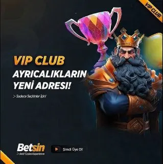 😏 VIP ayrıcalıklarının yeni adresi Betsin! 🤩 Ayrıcalıklı fırsatlar ve özel avantajlar…