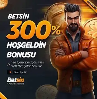 ✅ Hoş geldin hediyesi Betsin’den! 🎁 %300 Hoşgeldin Bonusu seni bekliyor. 🔥 Yeni üyelere…