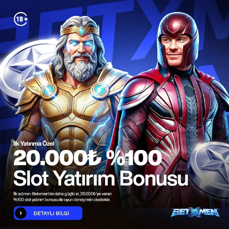 👑XMEN 20.000₺ %100 SLOT YATIRIM BONUSU ✅20.000₺ Yatır Kazanmaya 40.000₺ İle Başla! ⭐İlk…