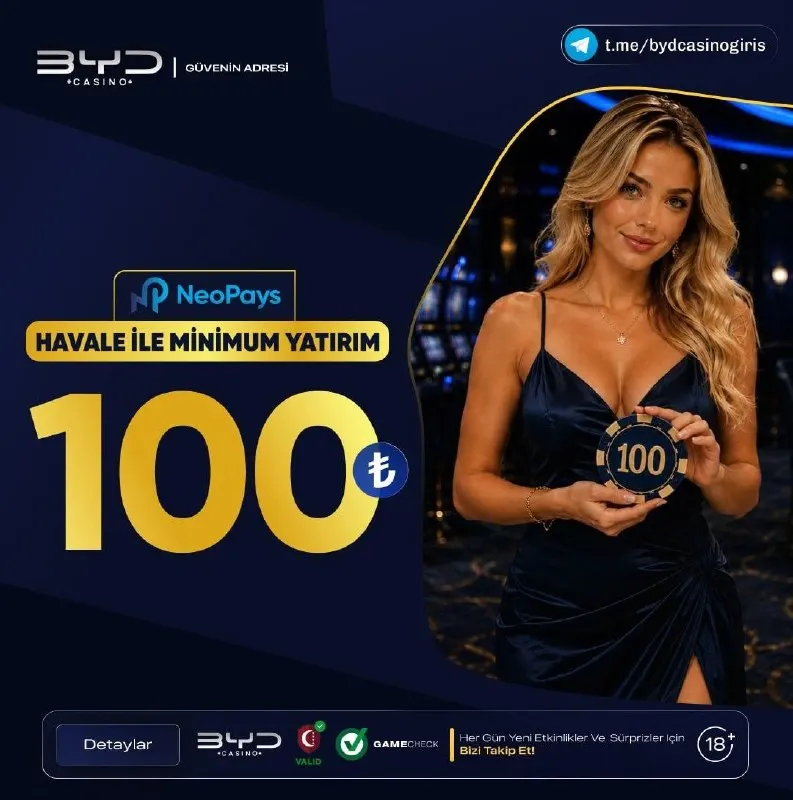 💎 Büyük fırsatlar küçük adımlarla başlar! 🩶🩶🩶🩶'da NeoPays ile şimdi sadece 100₺ minimum…