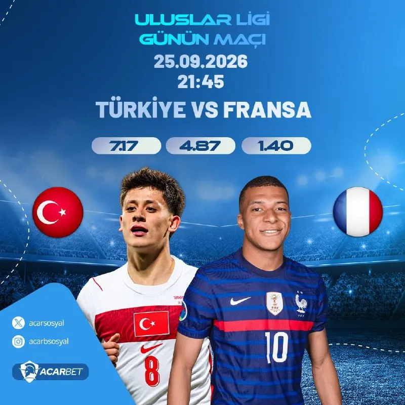Uluslar liginde heyecan dorukta ! Türkiye ve Fransa karşı karşıya. Hangi taraf puanı…