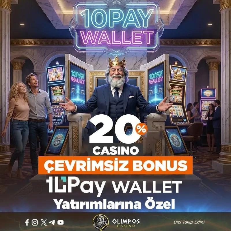 🤍 10Pay Wallet Yatırımlarına Özel %20 Yatırım Bonusu🔥 💰 %20 ÇEVRİMSİZ CASINO BONUSU seni…