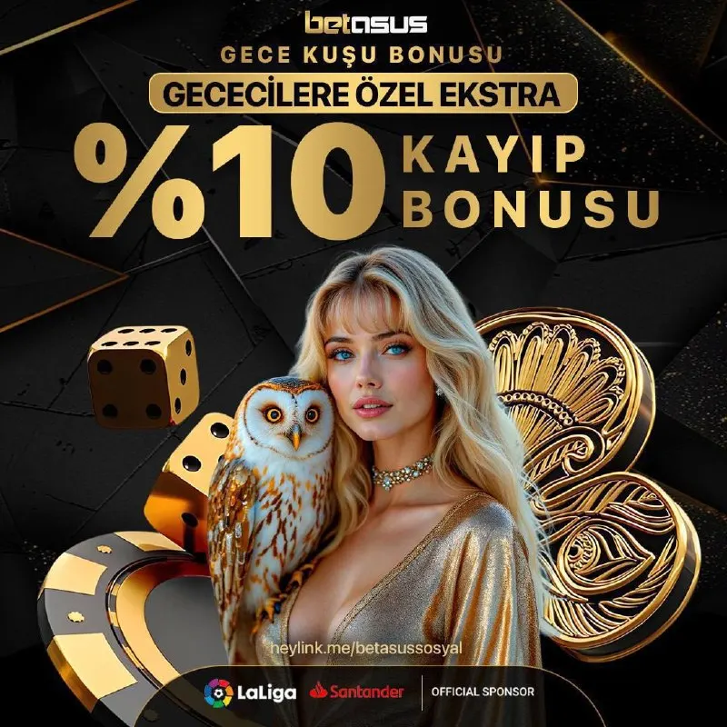 ,🔤GECE KUŞU BONUSU BETASUS’TA! 💰 Gececilere özel hız kesmeden ekstra %10 Kayıp Bonusu! 🎁…