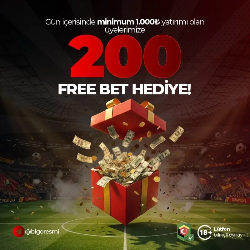 🔔Betbigo'da Sürprizler Bitmez❗️ ⏰ Saat 18:00'a Alarmlarını Kur! 🔔 🔔Kanalımızdan…