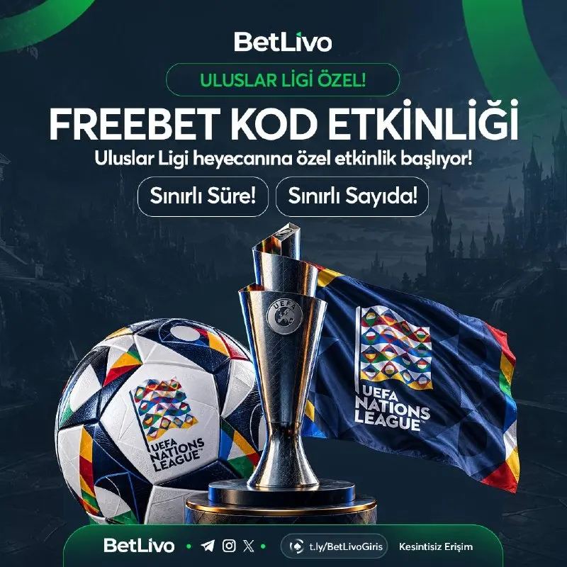 #️⃣Uluslar Ligi’ne Özel Frebet Kod Etkinliği geliyor❕ 🎉Kod Saati Sürpiz🎉 🔔 Sürprizleri…