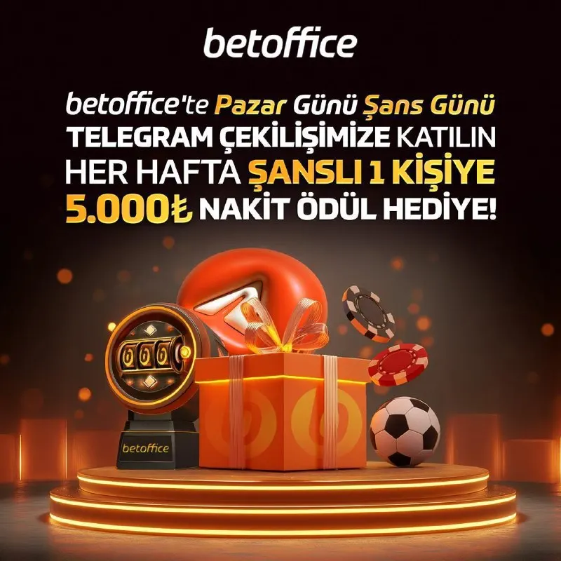 🍀 BetOffice Telegram Pazar Çekilişine Katılmak İçin Son Gün! 👑 Sınırları aştık, ödülleri…