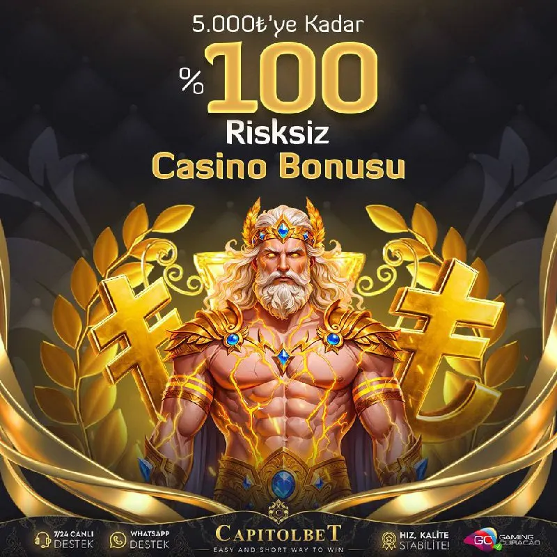 📌 #CapitolBet'te Kazanmaktan Başka Şansınız Yok 📌 🔥İlk Yatırımınıza Özel 5.000₺'ye Kadar…