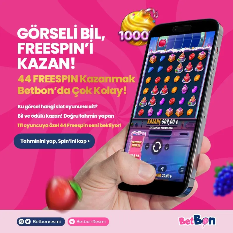 🖼️ Görseli Bil, Ödülü Kazan! Bugünün görseli hangi slot oyununa ait? Tek hak! 🎁 Ödül: 44…