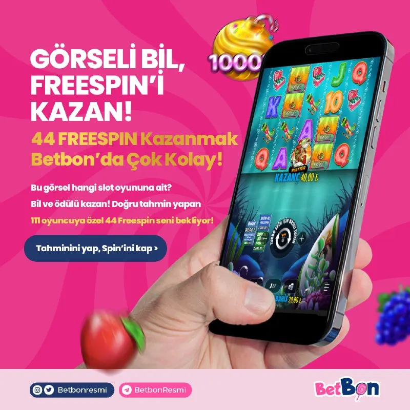 🖼️ Görseli Bil, Ödülü Kazan! Bugünün görseli hangi slot oyununa ait? Tek hak! 🎁 Ödül: 44…