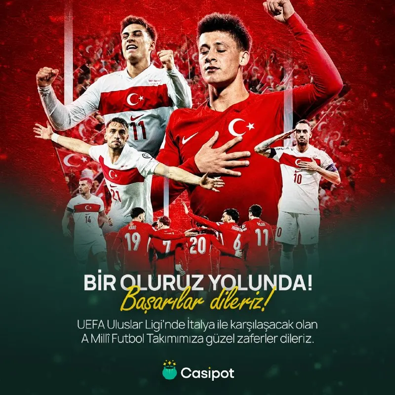 UEFA Uluslar Ligi'nde Milli Takımımıza sonsuz başarılar. 🇹🇷 💚⭐💚