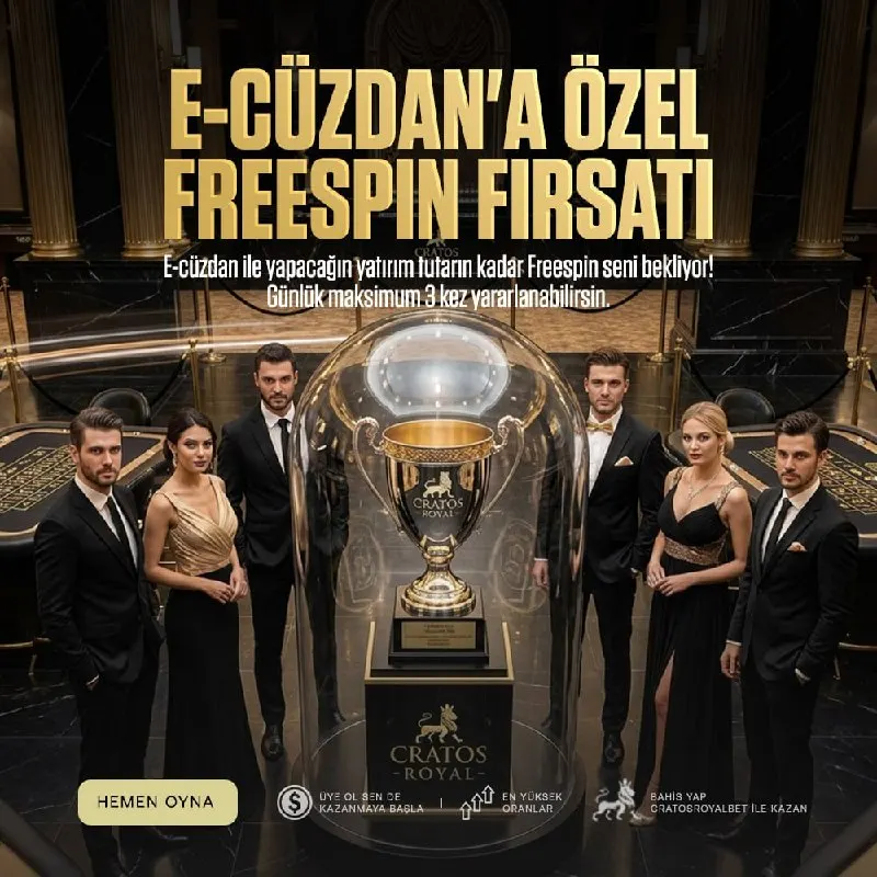 🔥 E-CÜZDAN’A ÖZEL FREESPIN FIRSATI! 🔥 ❎ E-Cüzdan yatırımını yap, yatırım tutarına göre…