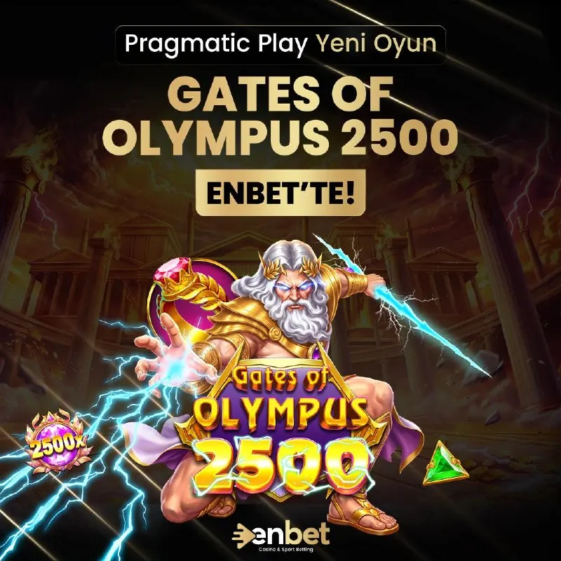 ❤️❤️❤️❤️ 🔥🔥🔥🔥 🔥🔥🔥🔥 💫 PRAGMATIC PLAY’DEN YEPYENİ OYUN: GATES OF OLYMPUS 2500 ENBET’TE! 🎰…
