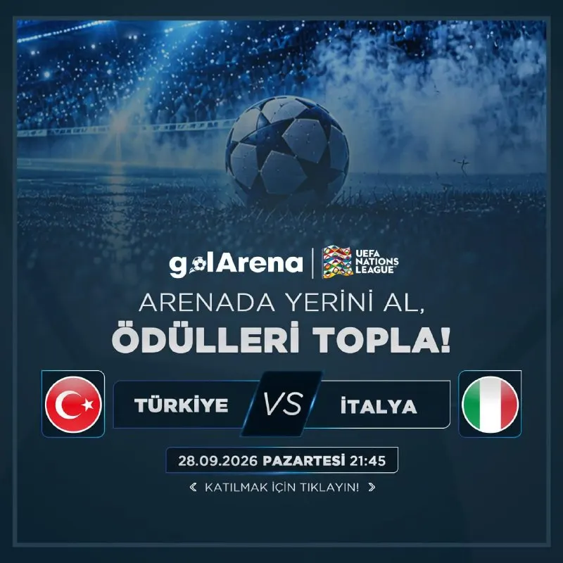 🌬⛄️☃️❄️🌨 Maç başlamadan tahminini yap, futbol bilginle fark yarat! Gol Arena'da günün…