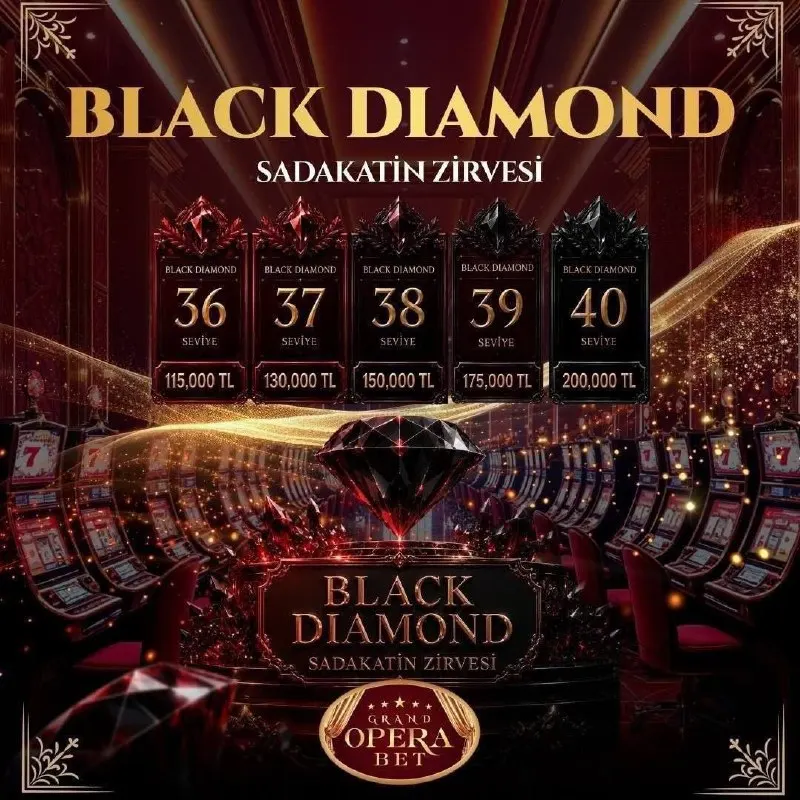 💎BLACK DIAMOND SADAKATİN ZİRVESİ YÜKSELİYOR! ✨ ☑️GRAND OPERA Sadakat programımızın en…