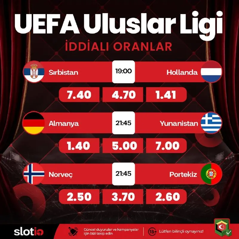 🥳 Slotio'da Günün İddialı Oranları! 💰 Minimum 50₺ yatırım imkanı! 🤑 Anında 10.000.000₺…