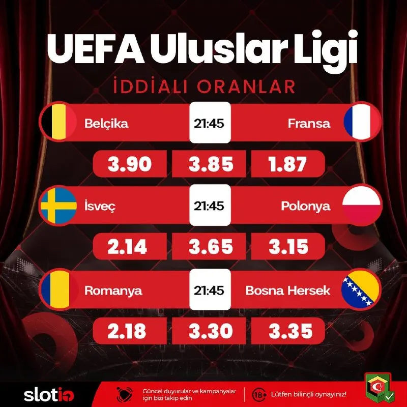 🥳 Slotio'da Günün İddialı Oranları! 💰 Minimum 50₺ yatırım imkanı! 🤑 Anında 10.000.000₺…