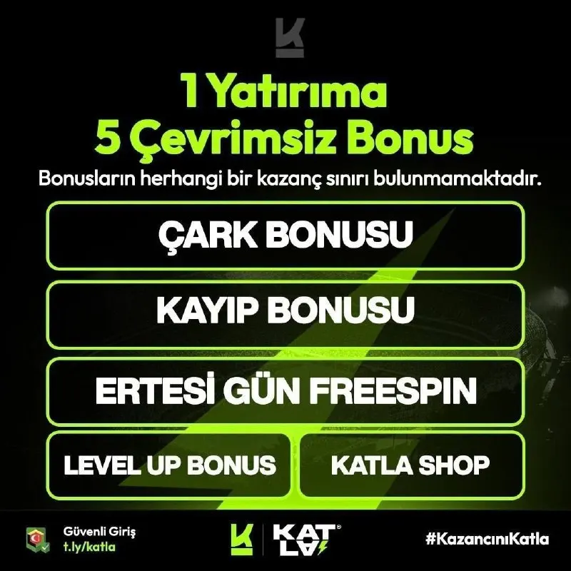 🔥 TEK YATIRIMLA 5 ÇEVRİMSİZ BONUS FIRSATI! 🎁 Kazancını katlamak isteyenler için…