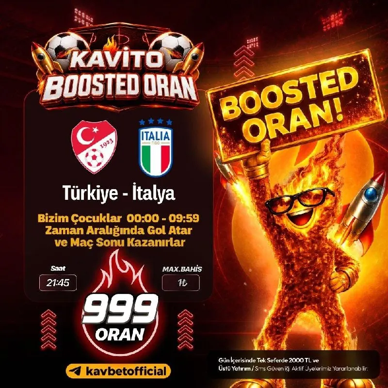 🥰Kavito'nun Boosted Özel Oranı❗️ 💰 9️⃣9️⃣9️⃣ Oran - Max 1₺ ⭐️Özel oranlara gitmek için…