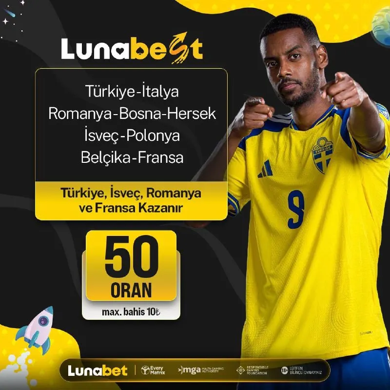 ⚽️ Lunabest ❌ 50 🔥Herkes Aynı Fırsatı Sunar, Lunabet Fırsat Yaratır! 🚀 Bu Özel…